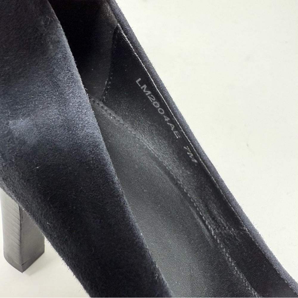 New Aquatalia Raysa Suede Stiletto Platform Pump Blue Sz 7 - Picture 14 of 16